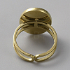 304 Stainless Steel Cuff Ring Findings FIND-WH0148-125H-G-2