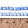 Anti-Tarnish Electroplate Glass Beads Strands EGLA-ZX010-6mm-09-6