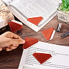 Glitter Imitation Leather Book Corner Protectors AJEW-TAC0038-03B-13