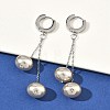 304 Stainless Steel Hoop Earrings EJEW-D350-01P-4