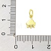 Real 18K Gold Plated Rack Plating Brass Enamel Charms KK-M293-28G-03-3