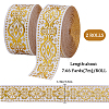 Gorgecraft Ethnic Style Polyester Silk Grosgrain Ribbon OCOR-GF0003-67A-2