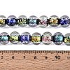 Handmade Foil Glass Beads Strands FOIL-Q002-01A-4
