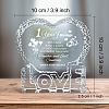 Heart with Word K9 Glass Figurines DJEW-WH0026-001-2