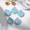 Platinum Plated Alloy Enamel Charms LS-X-ENAM-S118-04C-P-5