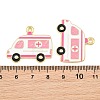 Medical Theme Alloy Enamel Pendants AL-CBA2919-03G-03B-3