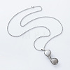 Retro 304 Stainlee Steel Glasses Pendant Box Chain Necklaces for Men Women JT9849-4