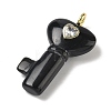 Natural Obsidian Pendants G-C274-05C-2
