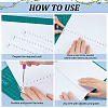 Acrylic Rulers TOOL-WH0125-92-4