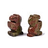 Natural Unakite Horse Figurine DJEW-N005-01H-2
