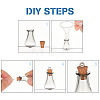 SUPERFINDINGS DIY Wish Bottle Pendant Making Finding Kits DIY-FH0004-31-4