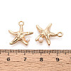 Rack Plating Alloy & Imitation Pearl Pendants ENAM-T024-04G-3