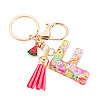 Fruit Series Letter Resin Keychains KEYC-TAC0033-02F-2