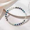 Dyed Natural Malaysia Jade & Synthetic Hematite Beaded Stretch Bracelets for Women BJEW-JB13069-02-1