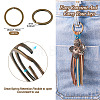 Alloy Split Key Rings PALLOY-TAC0001-01A-AB-4