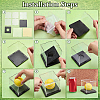 Transparent Acrylic Tennis Display Cases with Black Base ODIS-WH0030-299-3