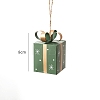 Christmas Iron Gift Box Pendant Decorations PW-WG12584-02-1