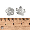 Non-Tarnish 304 Stainless Steel Bead Caps STAS-P363-04B-P-3