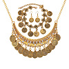 Alloy Rhinestone Coin Jewelry Sets FS-WGB72F4-05-1