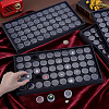 Resin Nail Art Decoration Storage Box for Rhinestones MRMJ-WH0112-06-3