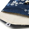 Chinese Style Floral Cloth Jewelry Storage Pouches AJEW-D065-01A-03-3
