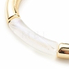 Acrylic Curved Tube Chunky Stretch Bracelet for Women BJEW-JB08123-5
