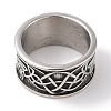 Viking Odins Raven Norse Wolf Finger Rings RJEW-U005-01AS-3