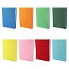 8Pcs 8 Colors Polyester Book Cover OFST-GL0001-07-1