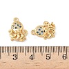 Brass Micro Pave Cubic Zirconia Charms X-KK-C099-01I-G-3