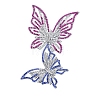 Butterfly Alloy Brooches for Women PW-WG31DC0-02-1