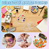 200Pcs Round PET Watercolor Oil Palette AJEW-WA0004-63-6