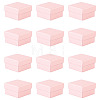 12Pcs Square Cardboard Jewelry Storage Boxes CON-TA0001-41-3