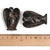 Natural Bronzite Carved Angel Figurines G-O200-03J-06-3