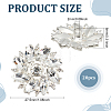 20Pcs Alloy Rhinestone Shank Buttons BUTT-ME0001-27-2