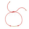 Plastic Beads Braided Bead Bracelets CF6831-1-1