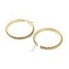 PVD Vacuum Plating 202 Stainless Steel Hoop Earrings EJEW-A041-04G-2