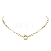 304 Stainless Steel Paperclip Chain Necklaces for Women NJEW-JN06034-01-2