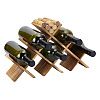 1 Set Wooden & Acrylic Wine Glass Display Stands ODIS-UN0001-37-1
