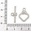 Brass Toggle Clasps KK-G548-34D-P-4