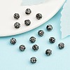 Polymer Clay Rhinestone Beads RB-H284-6MM-Half-1-5