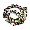 Spray Painted Synthetic Turquoise Beads Strands G-N352-28A-06-2