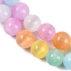 Macaron Color Natural Selenite Beads Strands G-F780-A01-02-3