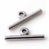 Tarnish Resistant 304 Stainless Steel Toggle Clasps LS-X-STAS-Q195-85-3