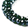 Electroplate Transparent Glass Beads Strands LS-EGLA-A035-T6mm-A10-3