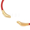 Braided Steel Wire Bangles Making KK-CBA6056-02H-G-2