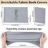 Elastic Fabric Book Covers AJEW-CP0008-68D-2