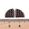 Luminous Resin Imitation Chocolate Decoden Cabochons RESI-K036-28F-02-5
