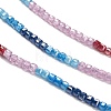 Gradient Color Cubic Zirconia Bead Strands ZIRC-F144-02B-5