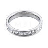 Crystal Rhinestone Finger Ring RJEW-N043-23P-2