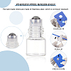 24Pcs Transparent Glass Roller Ball Bottles with Plastic Cover DIY-BC0006-47-4
